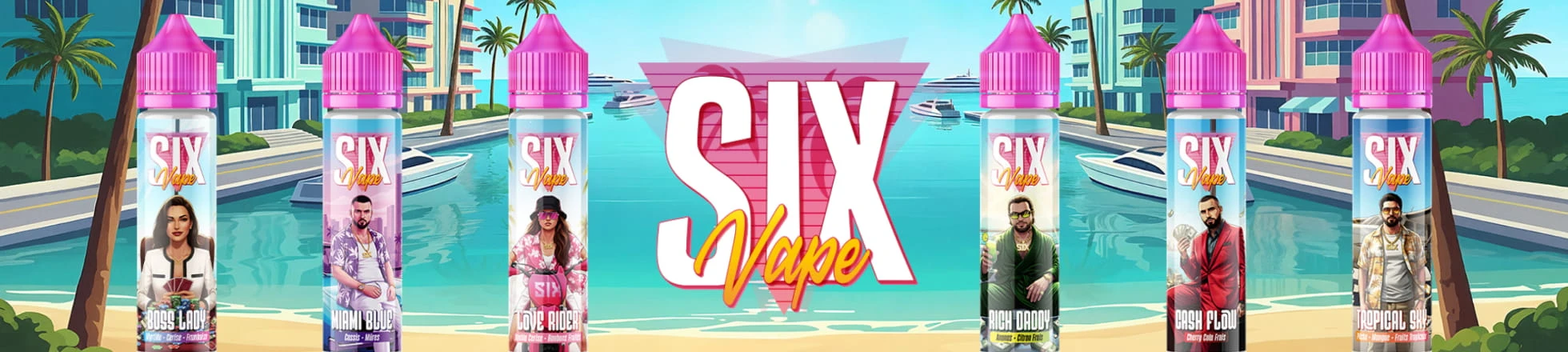 E-liquides Six Vape chez STOOM Clermont-Ferrand